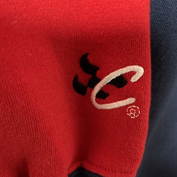 Vintage Jeff Gordon Sweatshirt Men's 2XL Embroidered Red Navy Classic Nascar - Picture 5 of 9